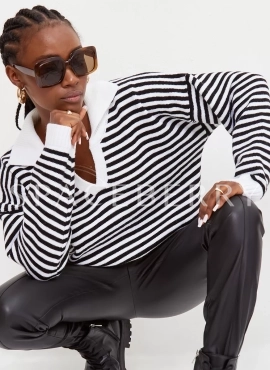 Женский вязаный свитер оверсайз, джемпер